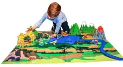 Freckled Frog The Wilderness Playmat -Children Toy Store TheFreckledFrogTheWildernessPlaymat 2
