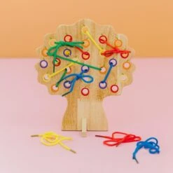 Freckled Frog Threading Tree 9 Freckled Frog Threading Tree -Children Toy Store TheFreckledFrogThreadingTree 2