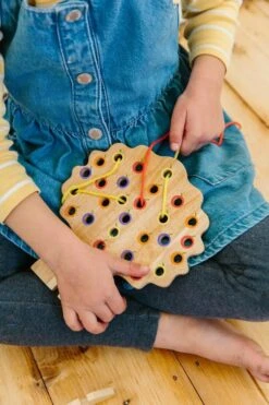 Freckled Frog Threading Tree 10 Freckled Frog Threading Tree -Children Toy Store TheFreckledFrogThreadingTree 3