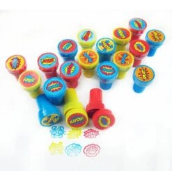 Tiny Mills - Superhero Stampers For Kids (24pcs) 10 Tiny Mills - Superhero Stampers For Kids (24pcs) -Children Toy Store Tiny Mills Superhero Stampers for Kids 24pcs 05
