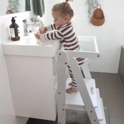 Toypark Folding Learning Tower-White -Children Toy Store WechatIMG4754