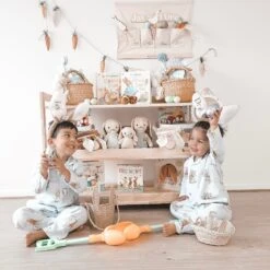 My Duckling Adjustable Solid Wood 3 Layer Storage Shelf -Children Toy Store WechatIMG6463