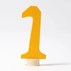 Grimm's Number 1 Candle Holder Decoration Anthroposophical