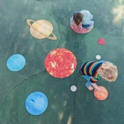 Freckled Frog Our Solar System Mats 10 Piece Set