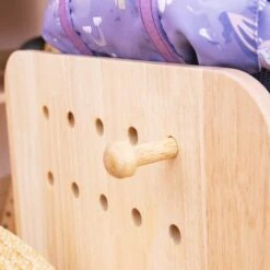 My Duckling Solid Wood Mobile Storage Unit -Children Toy Store bg02