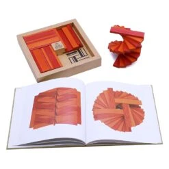Kapla Books And Colours - Red/Orange -Children Toy Store book and colours orange and red 3
