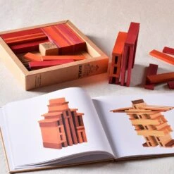 Kapla Books And Colours - Red/Orange -Children Toy Store book and colours orange and red 4