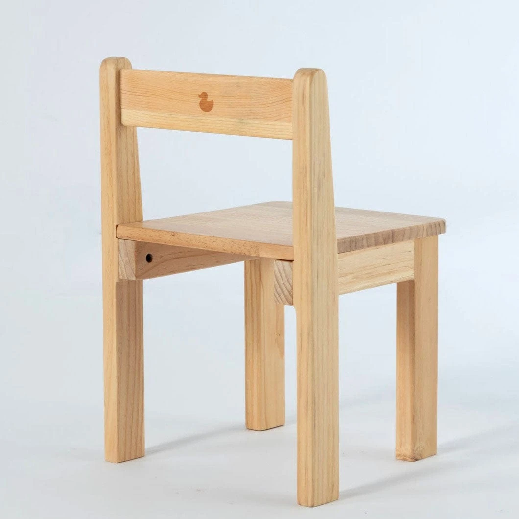 My Duckling Kids Stackable Study Chair - Pinewood 5 My Duckling Kids Stackable Study Chair - Pinewood - Image 3