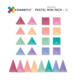 Connetix Tiles Pastel 32 Piece Mini Pack 15 Connetix Tiles Pastel 32 Piece Mini Pack -Children Toy Store connetix tiles pastel 32 piece mini pack 2