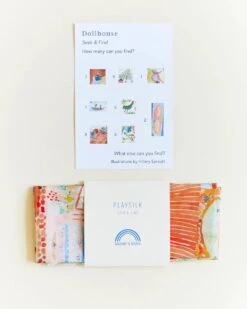 Sarah's Silks Playsilk Seek And Find - Dollhouse -Children Toy Store d6