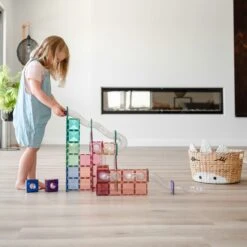 Connetix Tiles 80 Piece Pastel Ball Run Expansion Pack 17 Connetix Tiles 80 Piece Pastel Ball Run Expansion Pack -Children Toy Store dsc 0608