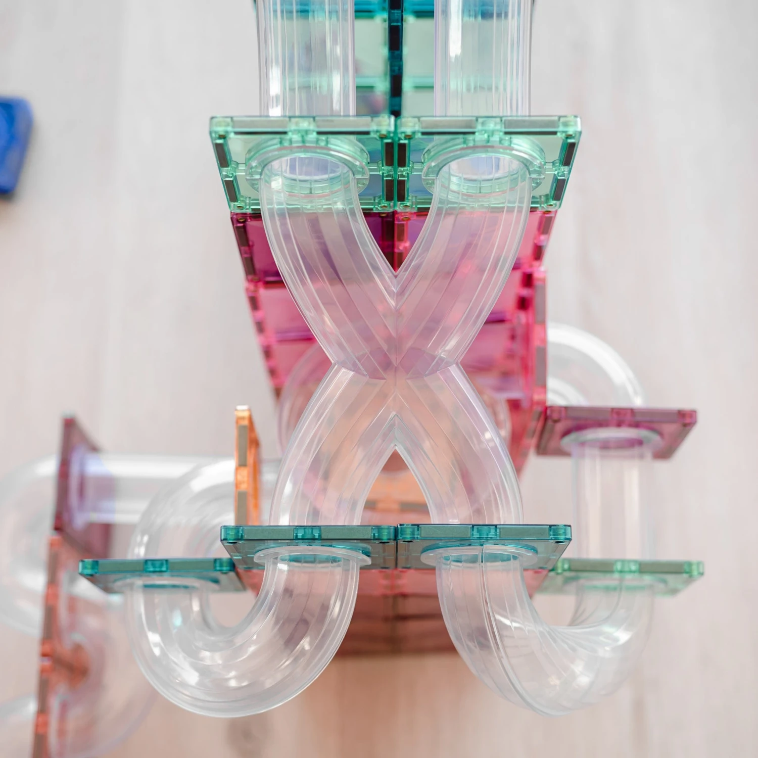 Connetix Tiles 80 Piece Pastel Ball Run Expansion Pack 9 Connetix Tiles 80 Piece Pastel Ball Run Expansion Pack - Image 7