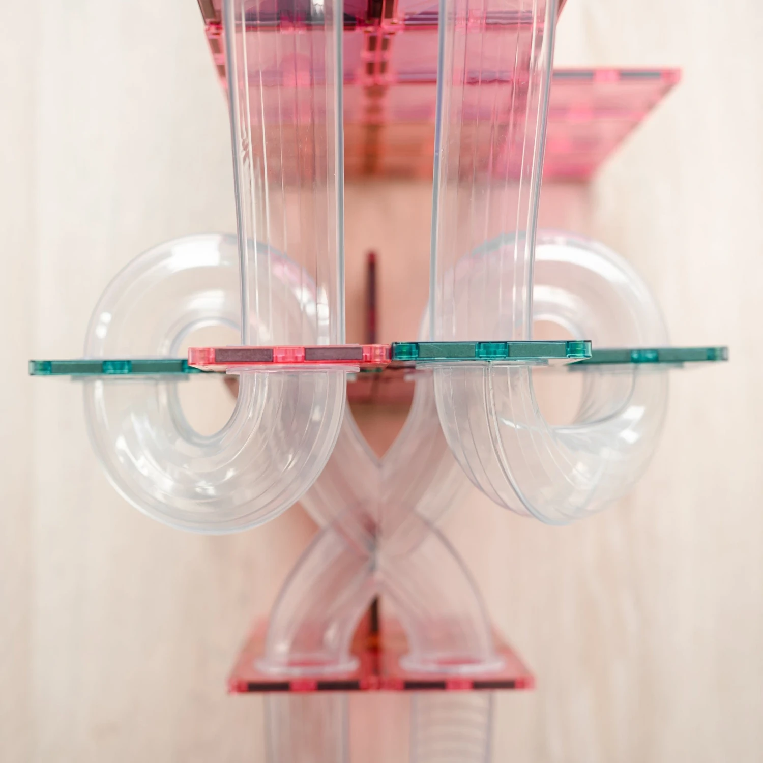 Connetix Tiles 80 Piece Pastel Ball Run Expansion Pack 11 Connetix Tiles 80 Piece Pastel Ball Run Expansion Pack - Image 9