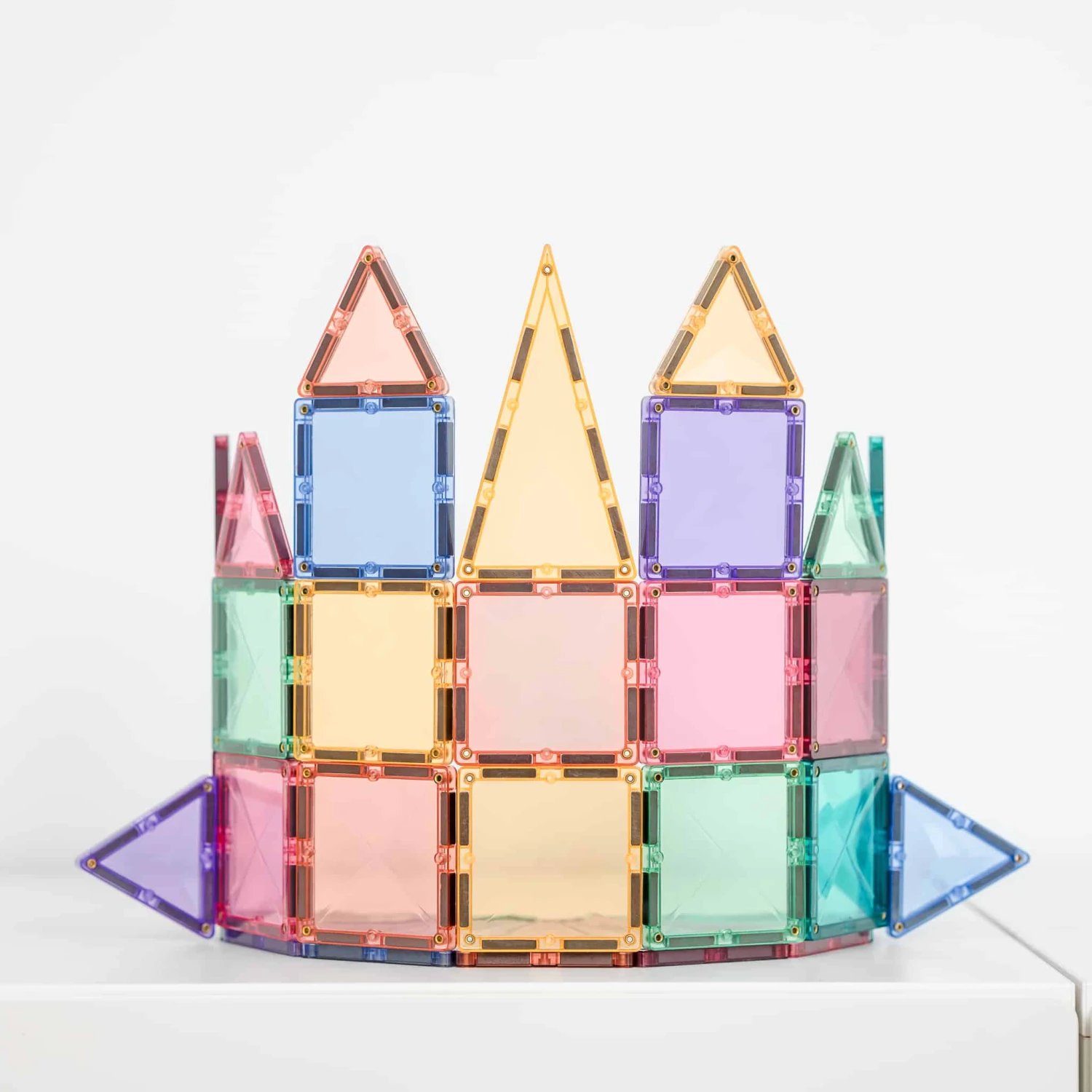 Connetix Tiles Pastel 32 Piece Mini Pack 4 Connetix Tiles Pastel 32 Piece Mini Pack - Image 2