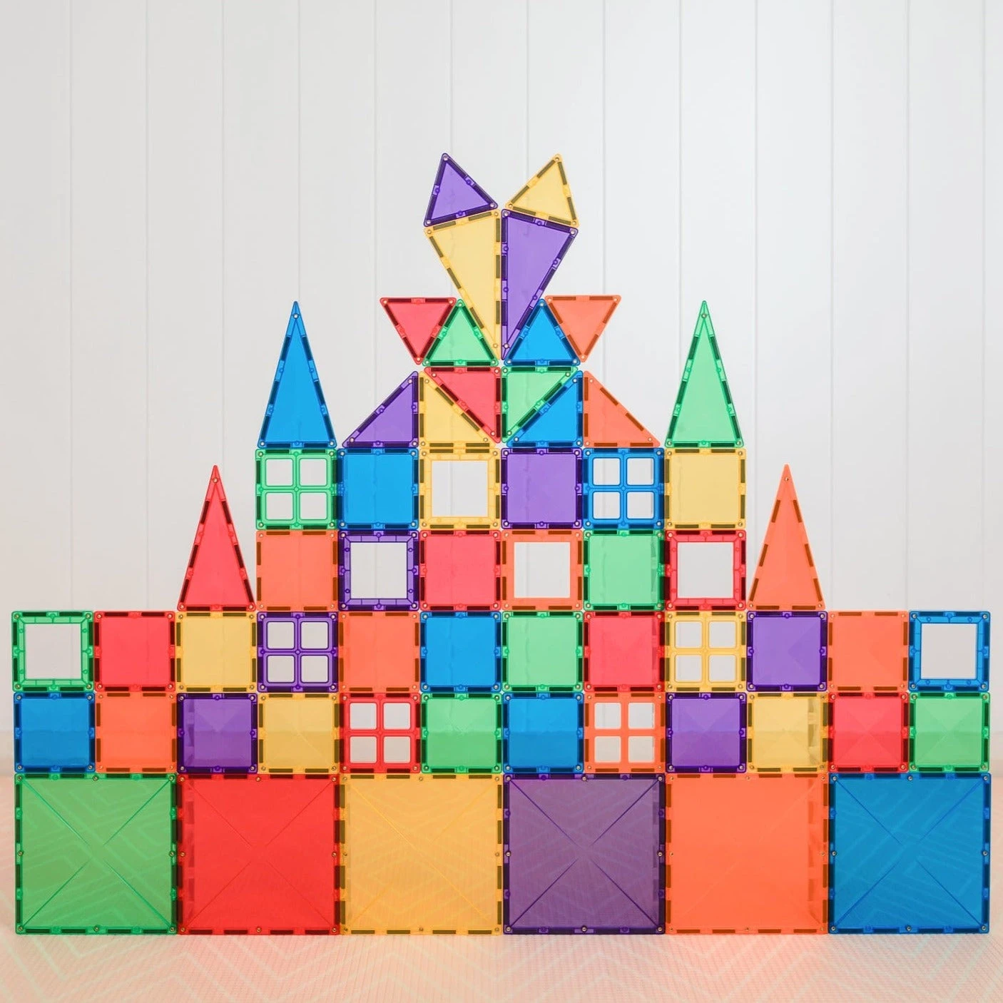 Connetix Tiles Rainbow Starter Pack 60 Piece 7 Connetix Tiles Rainbow Starter Pack 60 Piece - Image 5