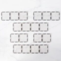 Connetix Tiles Clear Rectangle Pack 12 Piece -Children Toy Store dsc 52301