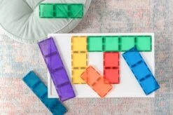 Connetix Tiles Rainbow Rectangle Pack 18 Piece -Children Toy Store dsc 5252 1