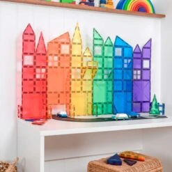 Connetix Tiles Rainbow Creative Pack 102 Piece 23 Connetix Tiles Rainbow Creative Pack 102 Piece -Children Toy Store dsc 61711 scaled 1
