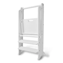 Toypark Folding Learning Tower-White -Children Toy Store e97cafba0470890b73c367a9dba84d51