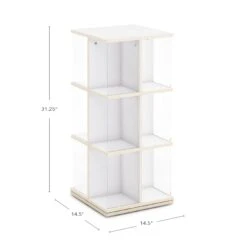 Guidecraft EdQ Rotating Book Display 3 Tier - White 9 Guidecraft EdQ Rotating Book Display 3 Tier - White -Children Toy Store lwvie1cwrmcufl0g2gkf
