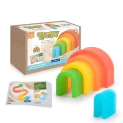 Guidecraft Discovery Stackers - Rainbow Tall Arch