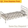 Maileg Gold Vintage Bed Medium 1 Maileg Gold Vintage Bed Medium -Children Toy Store m003