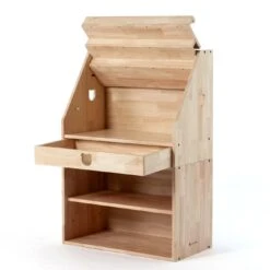 My Duckling Solid Wood 2in1 Display Bookcase (Bear) 16 My Duckling Solid Wood 2in1 Display Bookcase (Bear) -Children Toy Store m005