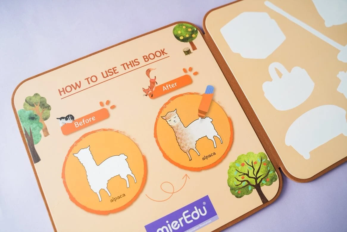 MierEdu Doodle Book - Farm Animals 5 MierEdu Doodle Book - Farm Animals - Image 3