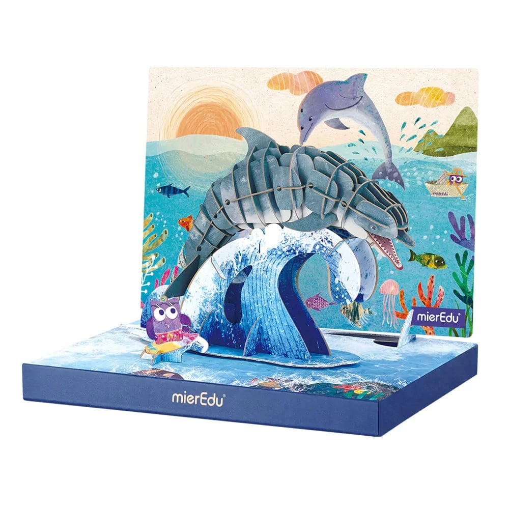 MierEdu ECO 3D Puzzles - Bottlenose Dolphin 4 MierEdu ECO 3D Puzzles - Bottlenose Dolphin - Image 2