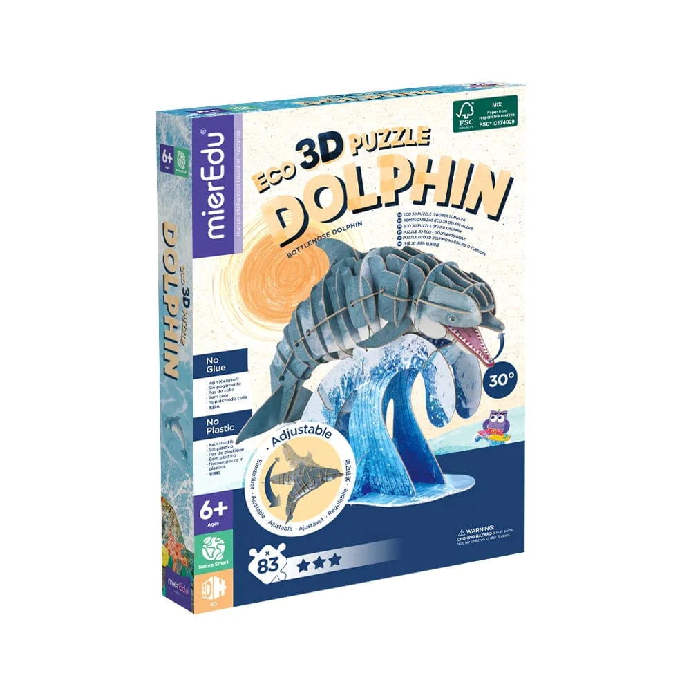MierEdu ECO 3D Puzzles - Bottlenose Dolphin 3 MierEdu ECO 3D Puzzles - Bottlenose Dolphin