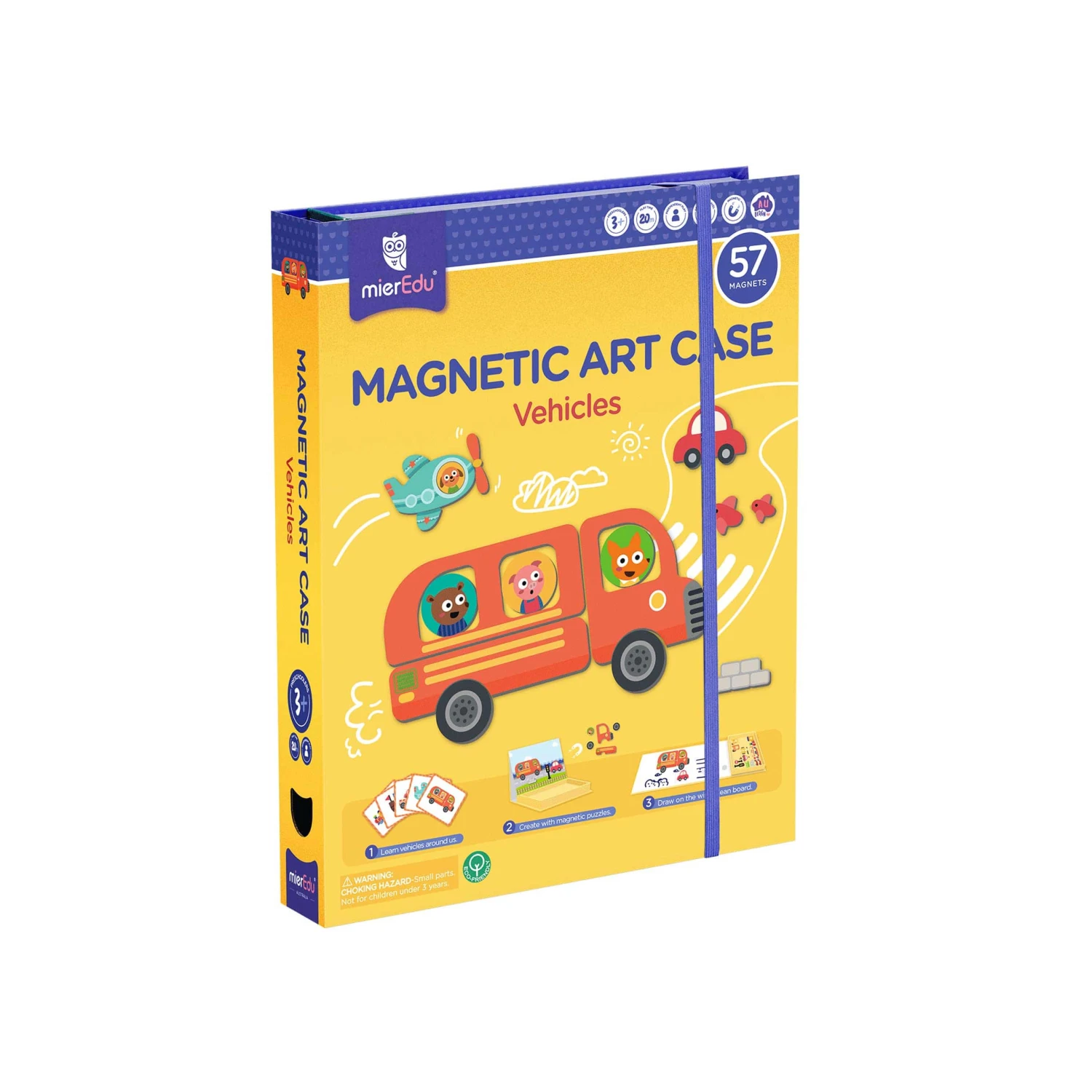 MierEdu Magnetic Art Case - Vehicles 3 MierEdu Magnetic Art Case - Vehicles