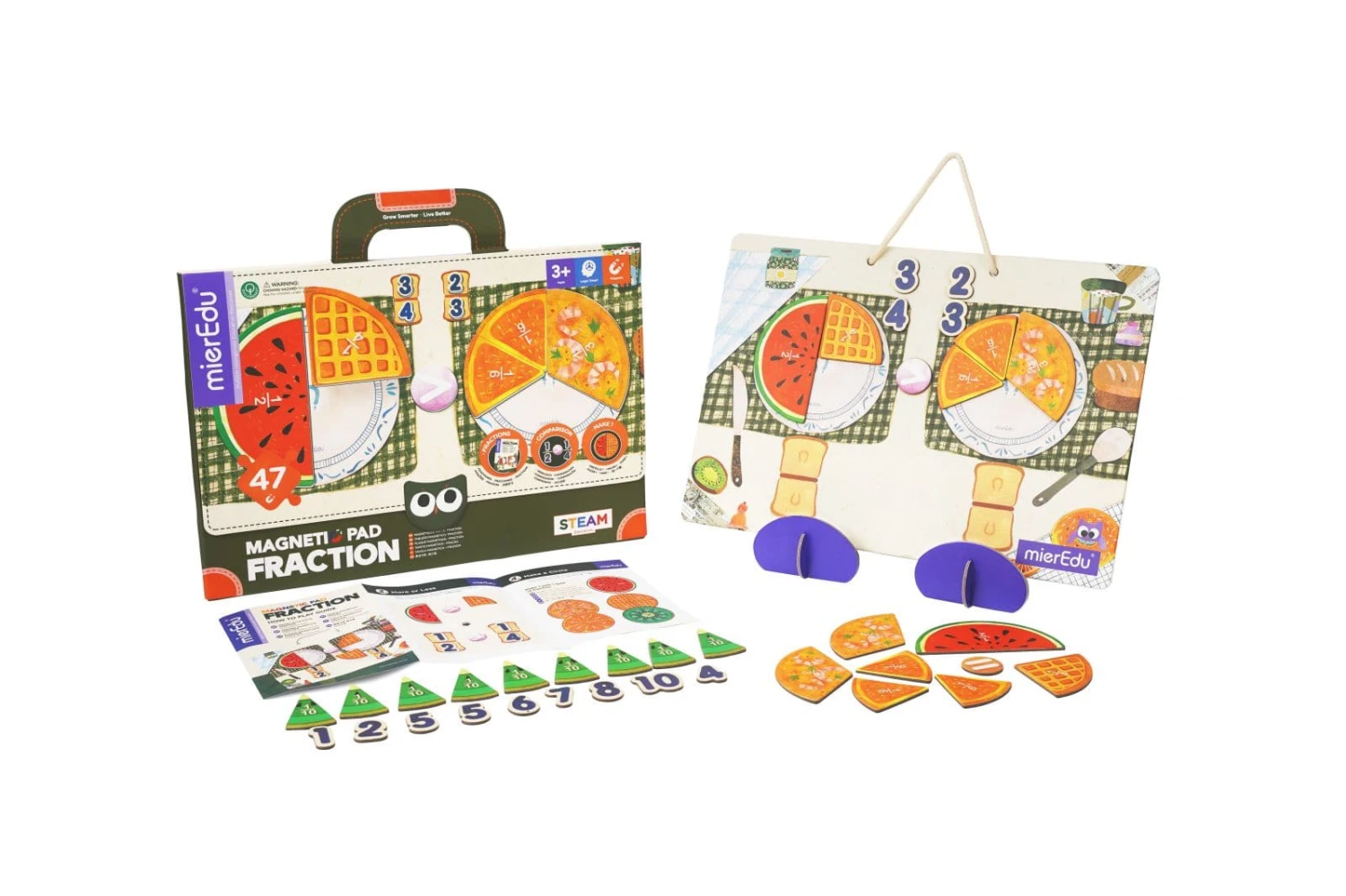 MierEdu Magnetic Pad - Fraction 5 MierEdu Magnetic Pad - Fraction - Image 3