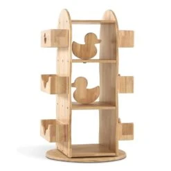 My Duckling Revolving Solid Wood Bookcase -Children Toy Store my duckling bindi revolving solid wood bookcase 35632952836260 2000x2000 eba71caf 389d 4f93 be2d 9ffb86b3dd8a