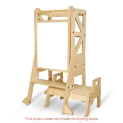 My Duckling JALA Deluxe Adjustable Learning Tower (Natural) - Flag With Rectangle Handle 10 My Duckling JALA Deluxe Adjustable Learning Tower (Natural) - Flag With Rectangle Handle -Children Toy Store my duckling jala deluxe adjustable learning tower flag with rectangle handle 1146135667