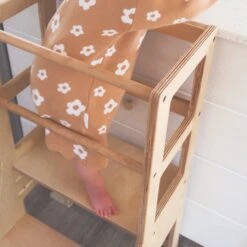 My Duckling Adjustable Learning Tower With Stool –Natural -Children Toy Store my duckling jala deluxe learning tower natural 43137822425252