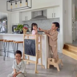 The Full Mini Chef: My Duckling Solid Wood Adjustable Learning Tower 3in1 - Deluxe (Duck Stool Handle) Set -Children Toy Store my duckling jala deluxe solid wood adjustable learning tower duck stool handle 46137159450788 2000x2000 672c8aa2 9901 4848 bae0 f6f1a6d2b854