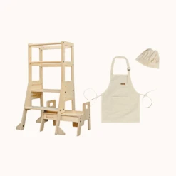 Mini Chef: My Duckling Adjustable Learning Tower With Stool Set