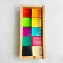 Papoose Phatt Lucite Cubes 10pc Set -Children Toy Store p10 3