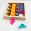 Papoose Lucite Small Triangles 32pc Set -Children Toy Store p32 5