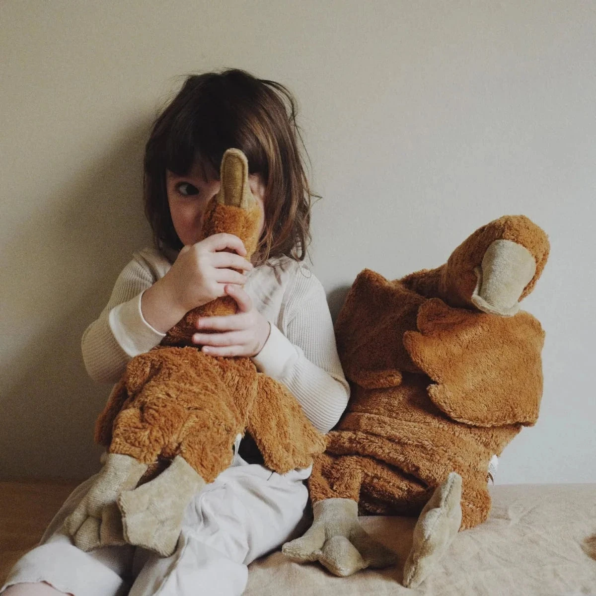 SENGER Cuddly Animal - Goose Large Rust W Removable Heat/Cool Pack 8 SENGER Cuddly Animal - Goose Large Rust W Removable Heat/Cool Pack - Image 6