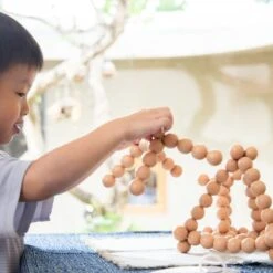 Guidecraft BendiBeads - Natural - 12 Pc. Set -Children Toy Store sqsk3srmhq6k2vvho6mr