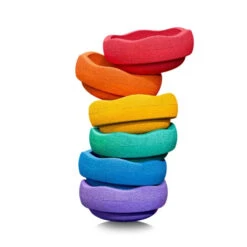 Stapelstein Original Rainbow Classic Set Of 6 Minis + Super Confetti Mini Stone -Children Toy Store stapelstein balance stepping stones original mini set of 6 rainbow classic 2 1200x1200 6bb881dd 1c3f 486d b689 eb526568540d