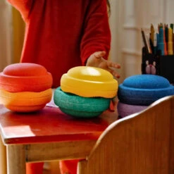 Stapelstein Original Rainbow Classic Set Of 6 Minis + Super Confetti Mini Stone -Children Toy Store stapelstein balance stepping stones original mini set of 6 rainbow classic 4 1200x1200 f97e5686 25c8 452f bccb ab40969d8201