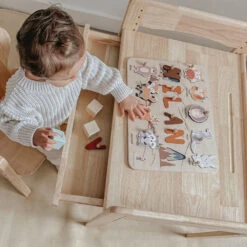 My Duckling Primary Adjustable Table And Chair Set - Bear -Children Toy Store tb0004