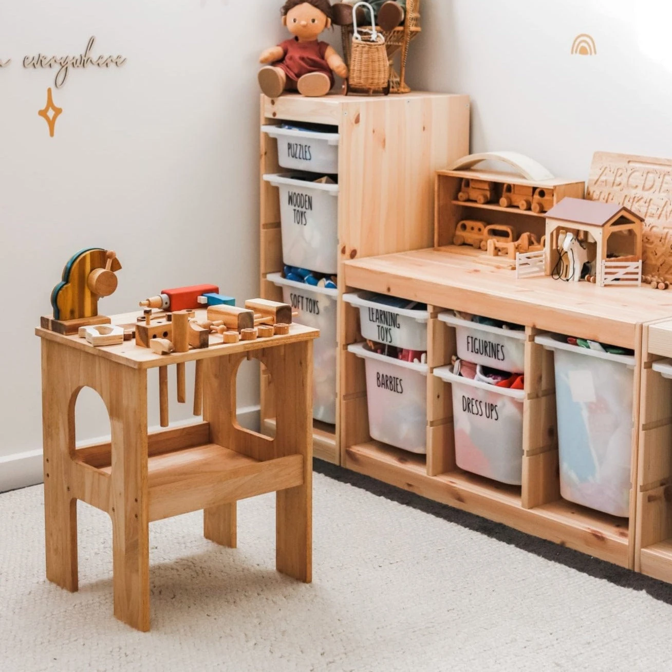 QToys Wooden Work Bench 3 QToys Wooden Work Bench