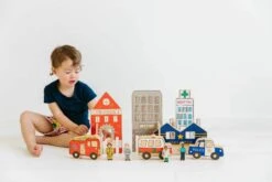 Freckled Frog Happy Architect Emergency Set -Children Toy Store the freckled frog happy architect emergency wooden toy set 2