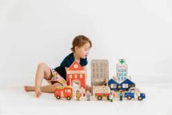 Freckled Frog Happy Architect Emergency Set -Children Toy Store the freckled frog happy architect emergency wooden toy set 3