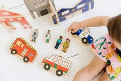 Freckled Frog Happy Architect Emergency Set -Children Toy Store the freckled frog happy architect emergency wooden toy set 7