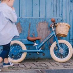 Trybike 2 In 1 Vintage Steel Balance Bike - Blue -Children Toy Store trybike 2 in 1 blue vintage steel balance bike 3 wheel 7