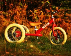 Trybike 2 In 1 Vintage Steel Balance Bike - Red -Children Toy Store trybike 2 in 1 red vintage steel balance bike 3 wheel 11